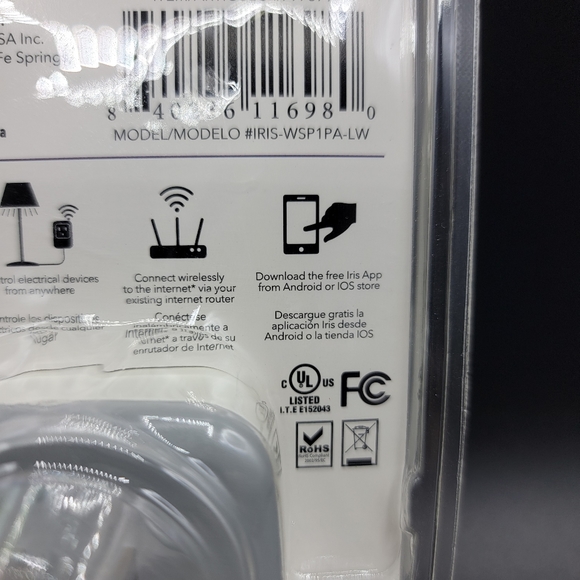 Iris Wifi Smart Switch by Lowe's Control Appliance Remotely Phone Tablet New - Picture 7 of 8